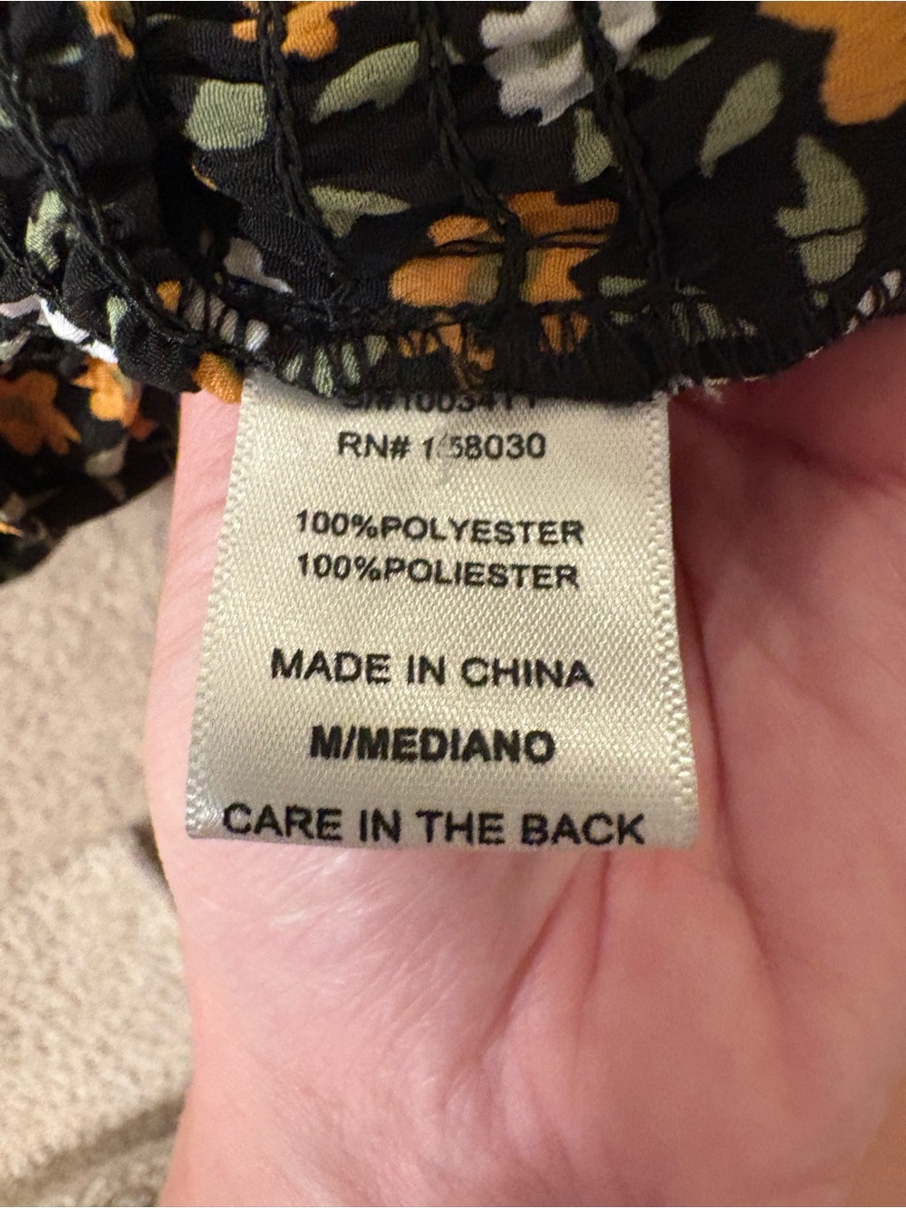 Women’s Love Tree off the shoulder top size M - Picture 8 of 8